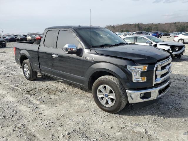 1FTEX1CF4FKF08590 - 2015 FORD F150 SUPER CAB BLACK photo 4