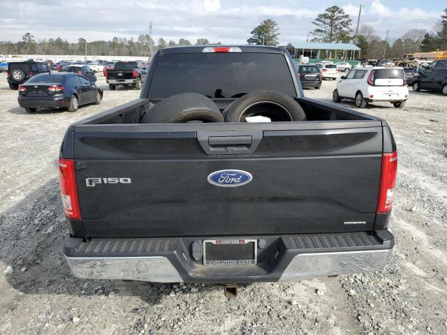 1FTEX1CF4FKF08590 - 2015 FORD F150 SUPER CAB BLACK photo 6