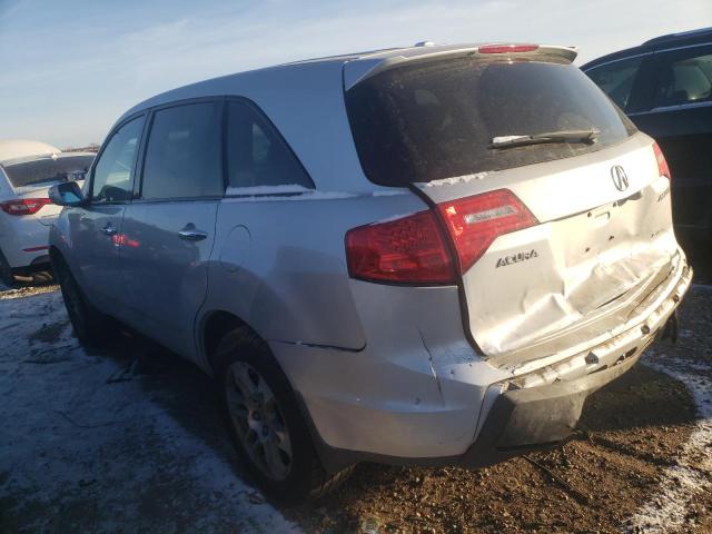 2HNYD28409H515156 - 2009 ACURA MDX TECHNOLOGY SILVER photo 2