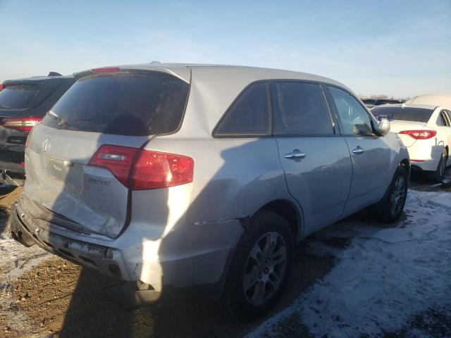 2HNYD28409H515156 - 2009 ACURA MDX TECHNOLOGY SILVER photo 3