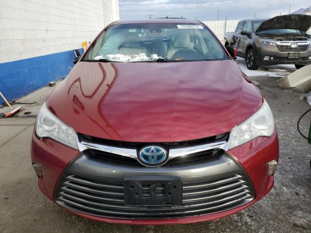 4T1BD1FK6FU170338 - 2015 TOYOTA CAMRY HYBRID MAROON photo 5