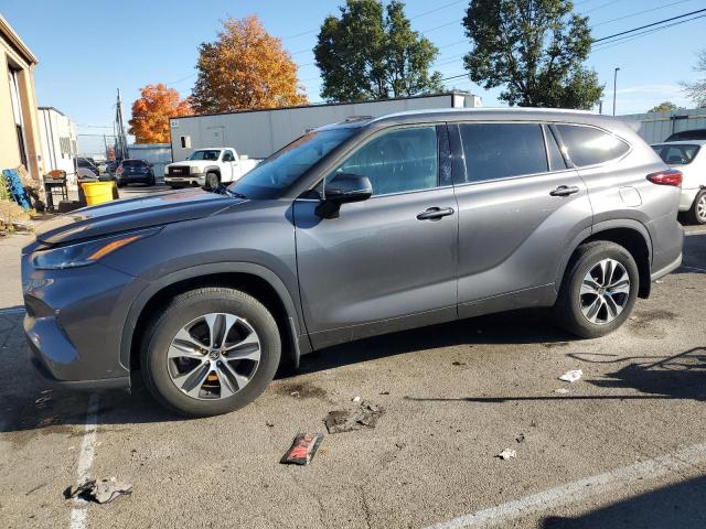 5TDGZRBH5MS119936 - 2021 TOYOTA HIGHLANDER XLE GRAY photo 1