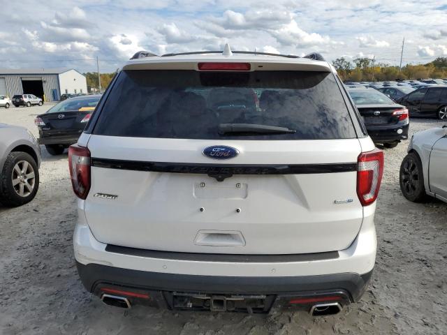 1FM5K8GT6GGA54592 - 2016 FORD EXPLORER SPORT WHITE photo 6