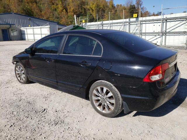 19XFA16849E005667 - 2009 HONDA CIVIC EX BLACK photo 2