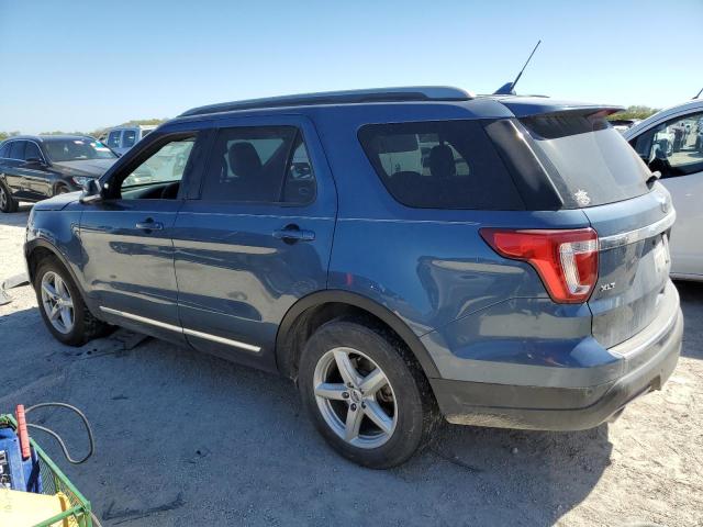 1FM5K7D86JGA35428 - 2018 FORD EXPLORER XLT BLUE photo 2