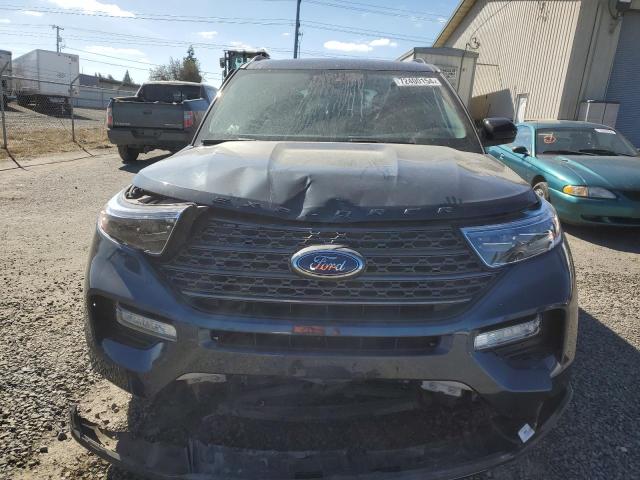 1FMSK8DH9NGA66767 - 2022 FORD EXPLORER XLT GRAY photo 5