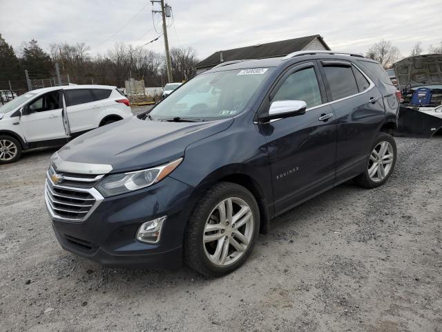 3GNAXYEX1KL124313 - 2019 CHEVROLET EQUINOX PREMIER BLUE photo 1