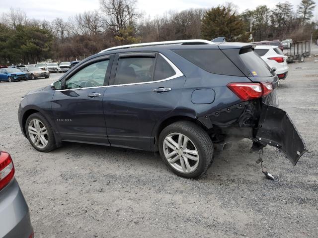 3GNAXYEX1KL124313 - 2019 CHEVROLET EQUINOX PREMIER BLUE photo 2