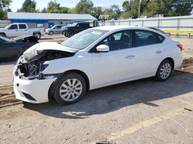 3N1AB7AP7JY280478 - 2018 NISSAN SENTRA S WHITE photo 1