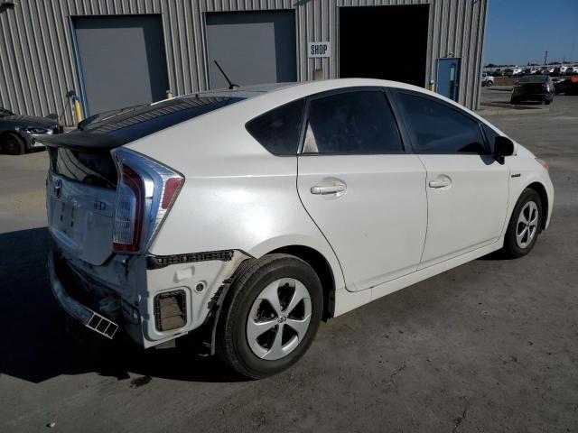 JTDKN3DU4D5582413 - 2013 TOYOTA PRIUS WHITE photo 3