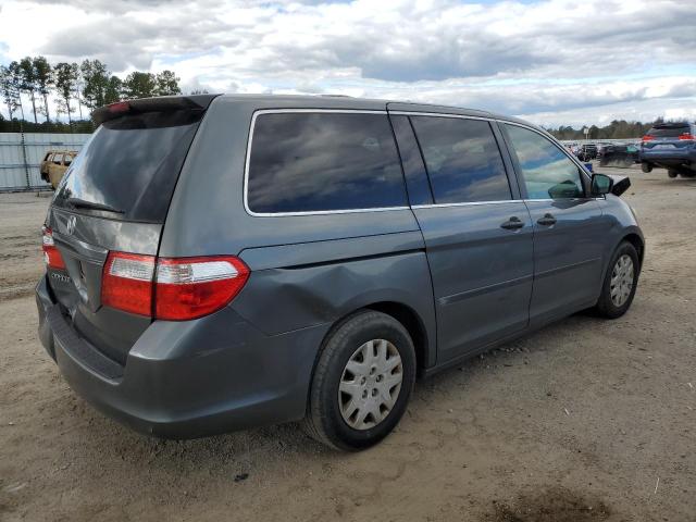 5FNRL38277B090944 - 2007 HONDA ODYSSEY LX GRAY photo 3