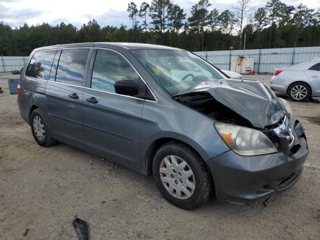 5FNRL38277B090944 - 2007 HONDA ODYSSEY LX GRAY photo 4