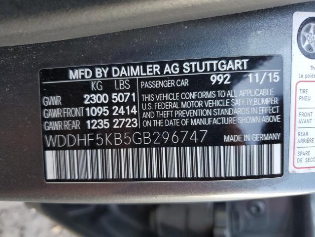 WDDHF5KB5GB296747 - 2016 MERCEDES-BENZ E 350 SILVER photo 13