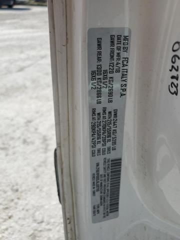 ZFBERFBB9J6J88760 - 2018 RAM PROMASTER SLT WHITE photo 13