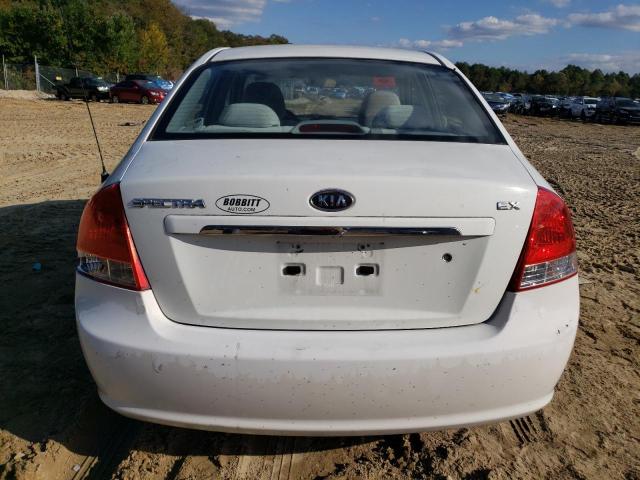 KNAFE221895599000 - 2009 KIA SPECTRA EX WHITE photo 6