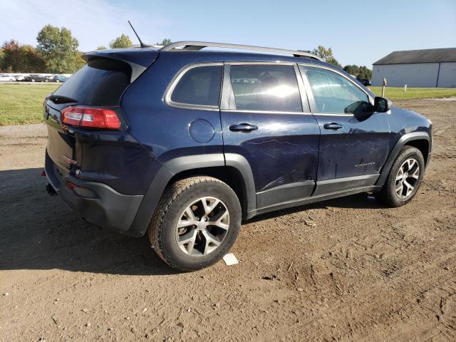 1C4PJMBB8EW161590 - 2014 JEEP CHEROKEE TRAILHAWK BLUE photo 3