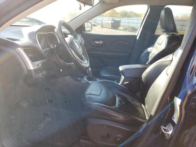 1C4PJMBB8EW161590 - 2014 JEEP CHEROKEE TRAILHAWK BLUE photo 7