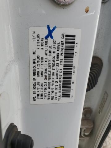 19UUB3F58FA001479 - 2015 ACURA TLX TECH WHITE photo 13