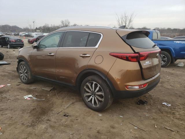 KNDPNCAC1H7171059 - 2017 KIA SPORTAGE EX BROWN photo 2