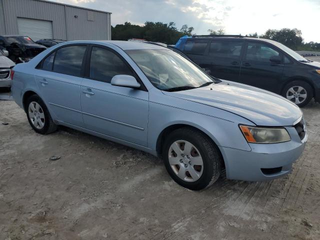 5NPET46C97H222314 - 2007 HYUNDAI SONATA GLS BLUE photo 4