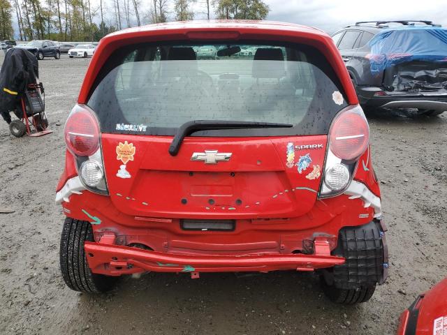 KL8CD6S91EC515085 - 2014 CHEVROLET SPARK 1LT RED photo 6