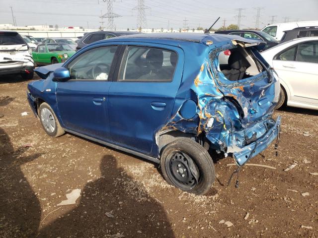 ML32AUHJ4NH008950 - 2022 MITSUBISHI MIRAGE ES BLUE photo 2