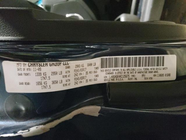 1J4RG4GK4AC125675 - 2010 JEEP COMMANDER SPORT Blau Foto 13