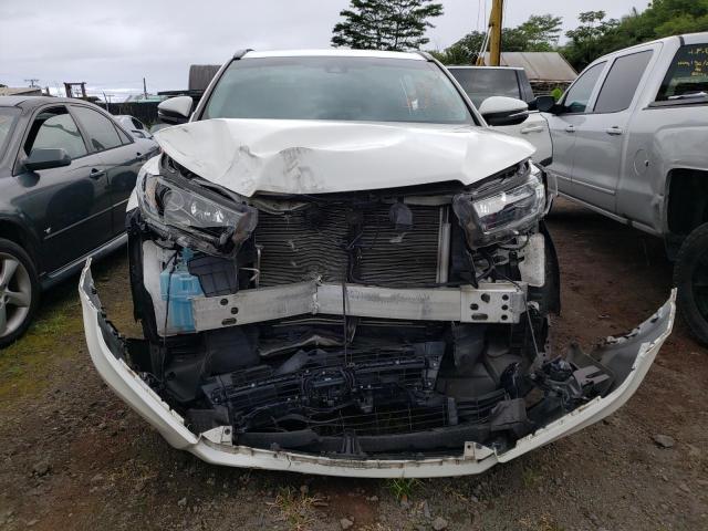 5TDKZRFH5KS557213 - 2019 TOYOTA HIGHLANDER SE WHITE photo 5