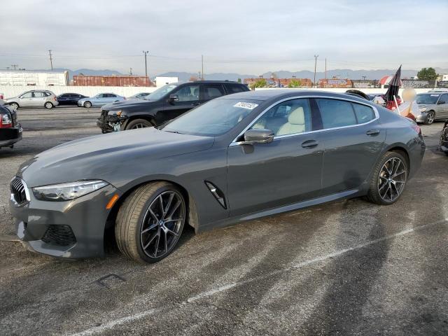 WBAGV8C05MCG08322 - 2021 BMW M850XI GRAY photo 1