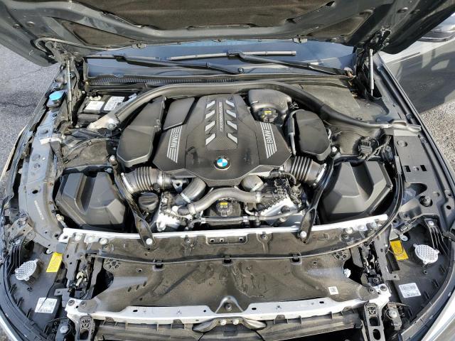 WBAGV8C05MCG08322 - 2021 BMW M850XI GRAY photo 11