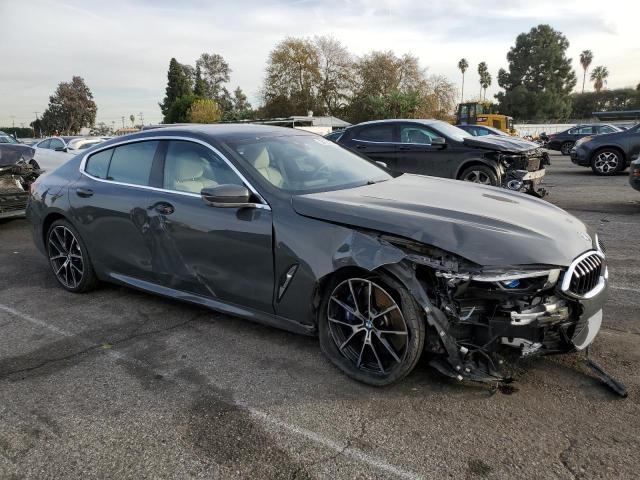 WBAGV8C05MCG08322 - 2021 BMW M850XI GRAY photo 4