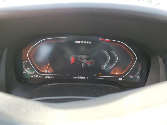 WBAGV8C05MCG08322 - 2021 BMW M850XI GRAY photo 9