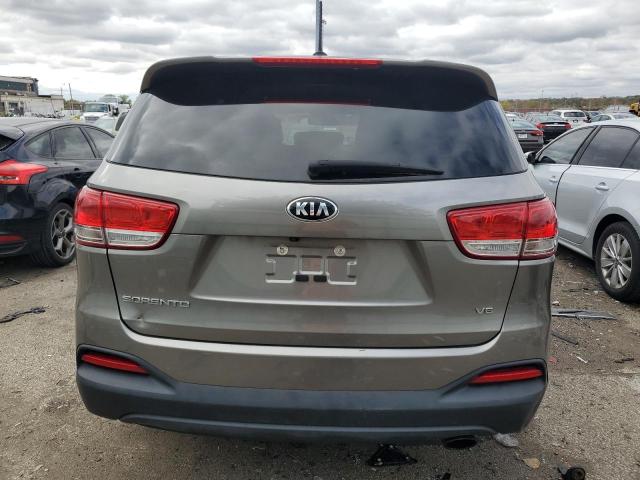 5XYPG4A54HG318740 - 2017 KIA SORENTO LX GRAY photo 6