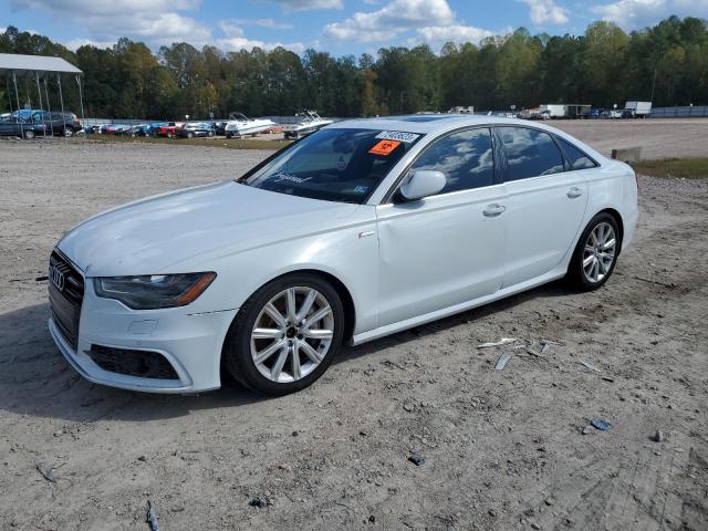 WAUJGAFC7CN108045 - 2012 AUDI A6 PRESTIGE WHITE photo 1