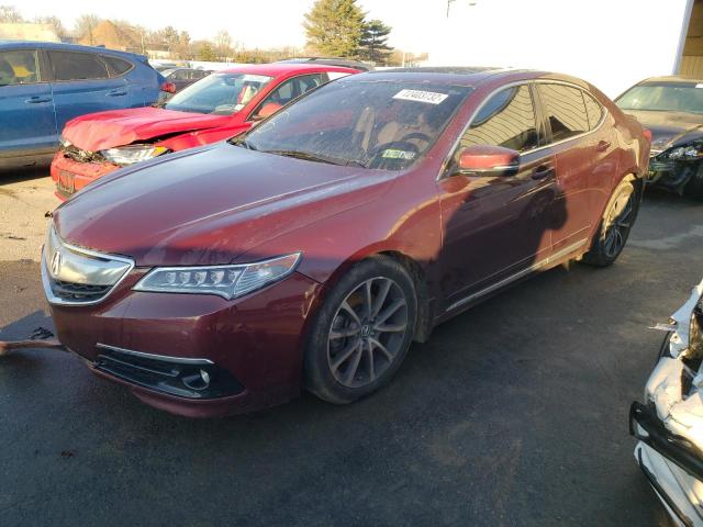 19UUB3F70FA003843 - 2015 ACURA TLX ADVANCE BURGUNDY photo 1