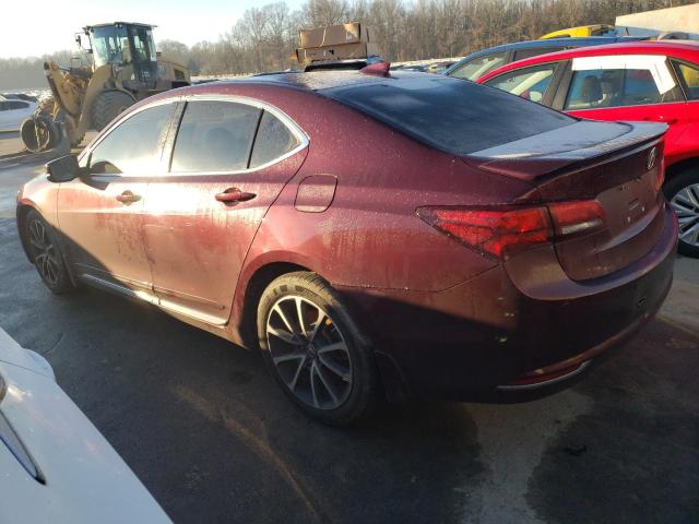 19UUB3F70FA003843 - 2015 ACURA TLX ADVANCE BURGUNDY photo 2