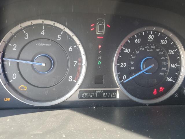 5J6TF2H55EL002527 - 2014 HONDA CROSSTOUR EXL შავი ფოტო 9