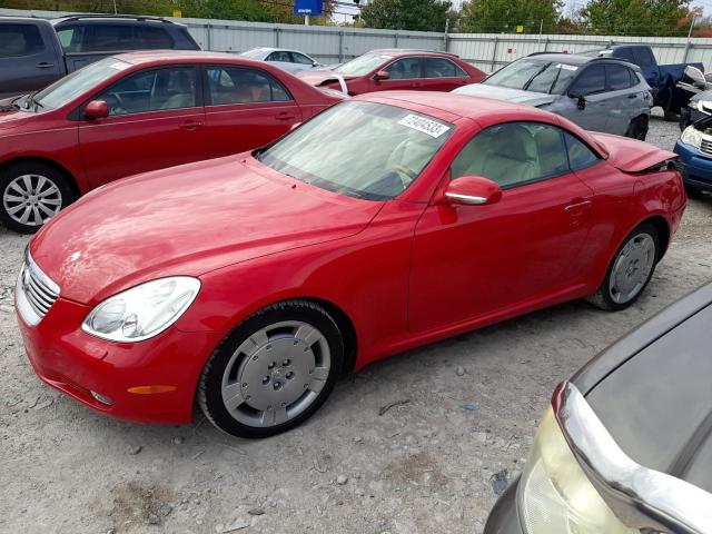 JTHFN48Y430047760 - 2003 LEXUS SC 430 RED photo 1