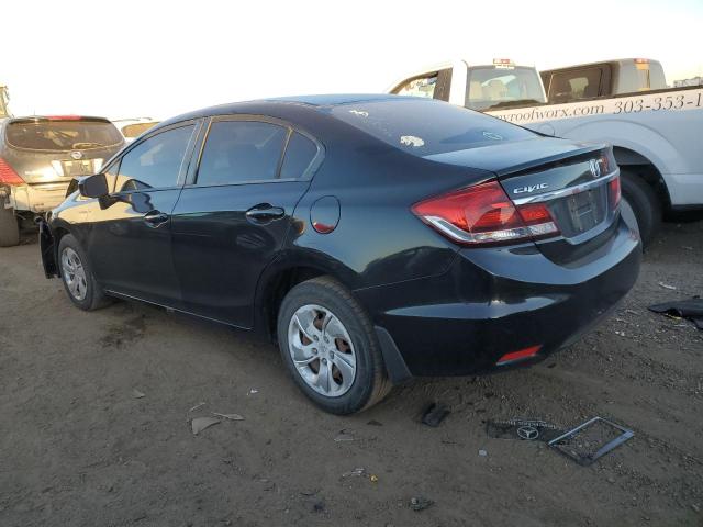 19XFB2F58EE037931 - 2014 HONDA CIVIC LX BLACK photo 2