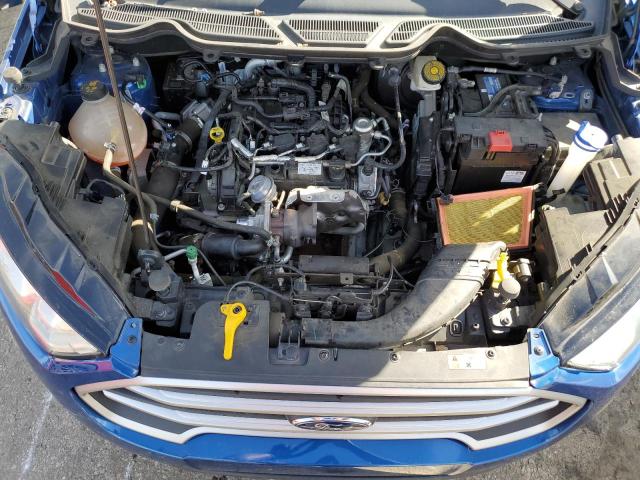 MAJ3S2GEXKC305419 - 2019 FORD ECOSPORT SE BLUE photo 11