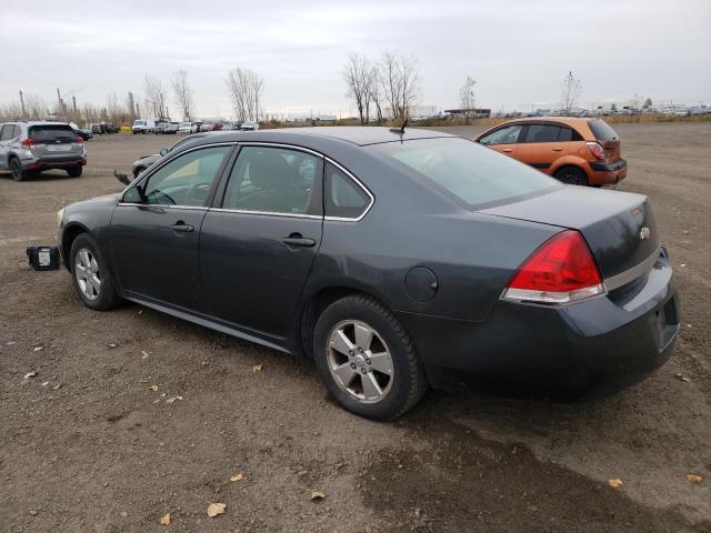 2G1WB5EK1A1234707 - 2010 CHEVROLET IMPALA LT CHARCOAL photo 2