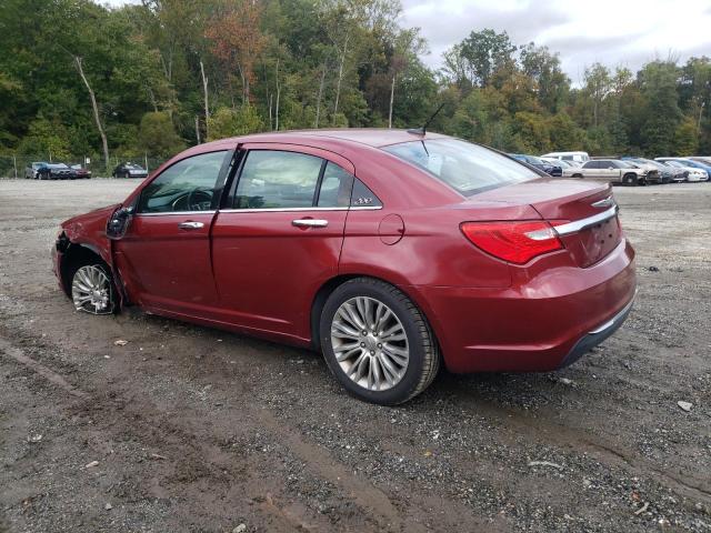 1C3CCBCB7CN293257 - 2012 CHRYSLER 200 LIMITED BURGUNDY photo 2