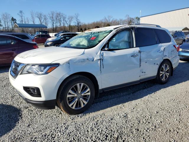 5N1DR2MN7KC621693 - 2019 NISSAN PATHFINDER S WHITE photo 1