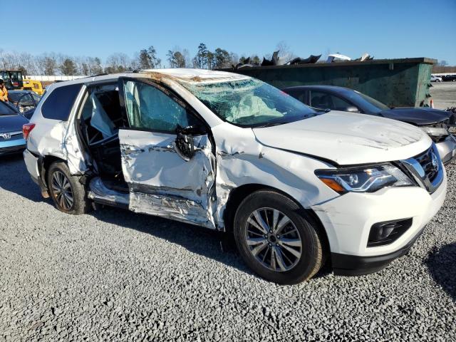 5N1DR2MN7KC621693 - 2019 NISSAN PATHFINDER S WHITE photo 4