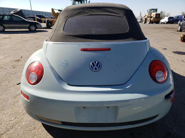 3VWRF31Y56M328271 - 2006 VOLKSWAGEN NEW BEETLE CONVERTIBLE OPTION PACKAGE 1 BLUE photo 6