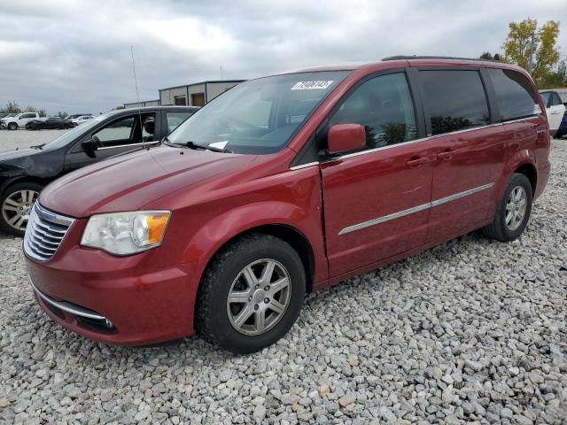 2C4RC1BG8DR656263 - 2013 CHRYSLER TOWN & COU TOURING RED photo 1