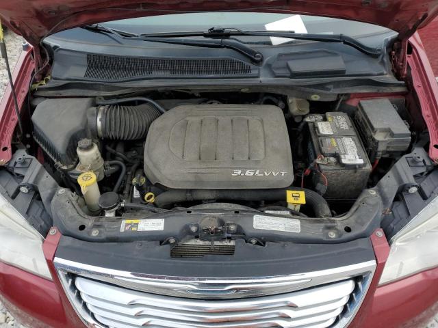 2C4RC1BG8DR656263 - 2013 CHRYSLER TOWN & COU TOURING RED photo 12