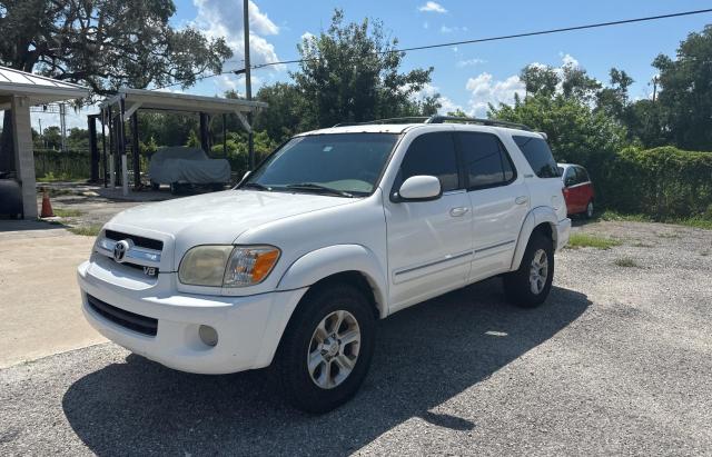 5TDBT48A36S263285 - 2006 TOYOTA SEQUOIA LIMITED WHITE photo 2