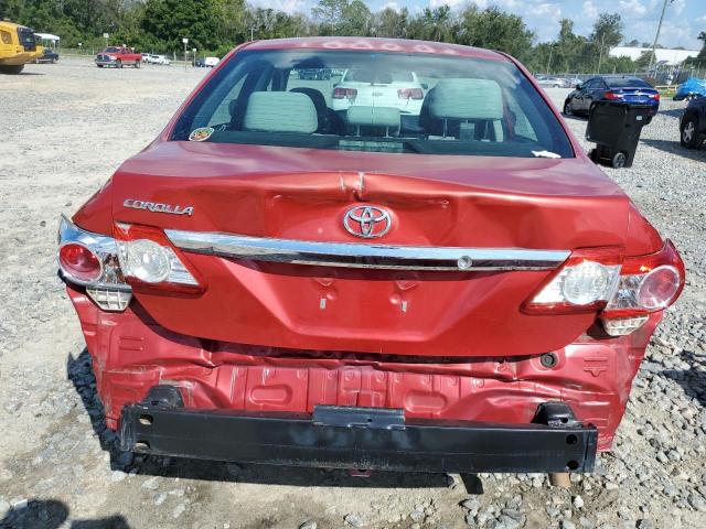 2T1BU4EE2CC882713 - 2012 TOYOTA COROLLA BASE RED photo 6