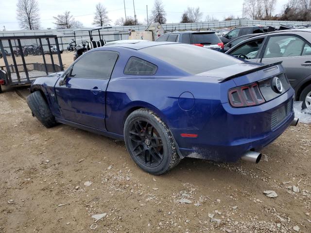 1ZVBP8CF4E5299079 - 2014 FORD MUSTANG GT BLUE photo 2